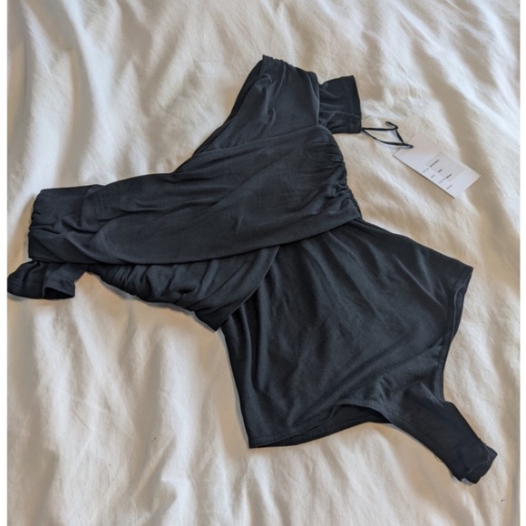 Unique Vintage - Offshoulder Daydreamer Bodysuit - Picture 6 of 10